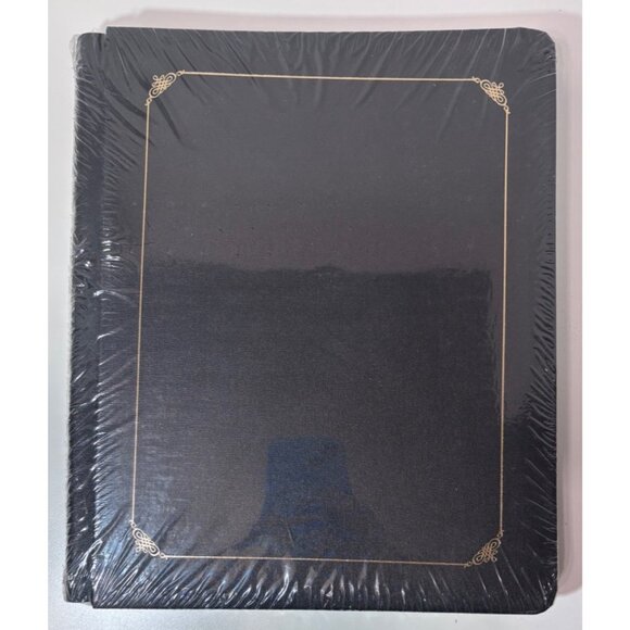 Creative Memories Other - Creative Memories 8.5 X 11 Scrapbook Album Tribute BLACK w GOLD TRIM USA New